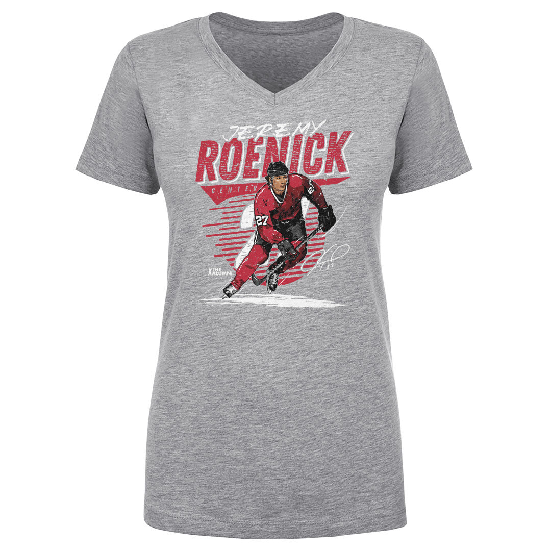 Jeremy Roenick Women's V-Neck T-Shirt | 500 LEVEL