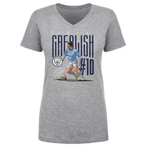 Jack Grealish Women's V-Neck T-Shirt | 500 LEVEL