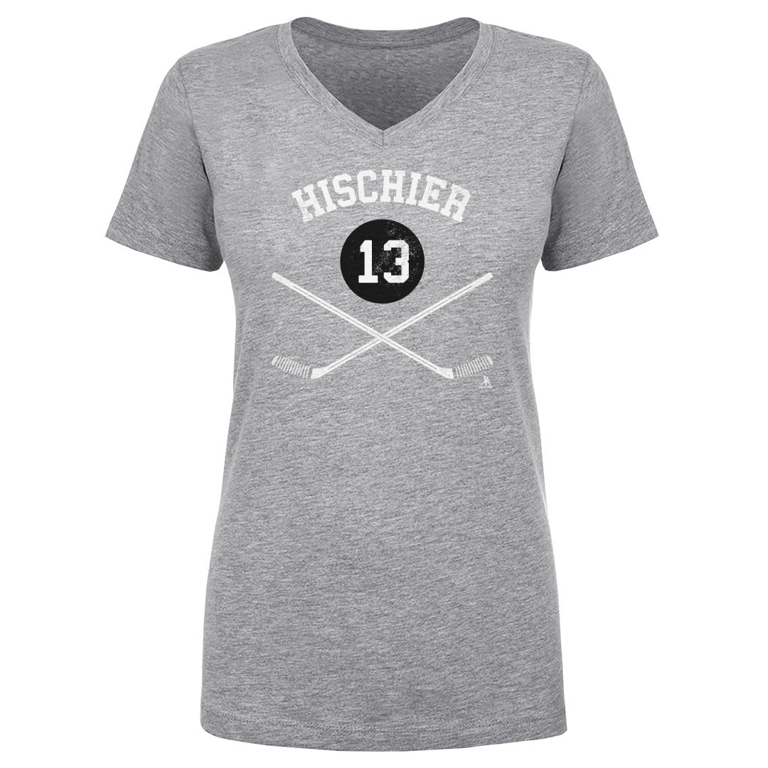 Nico Hischier Women's V-Neck T-Shirt | 500 LEVEL