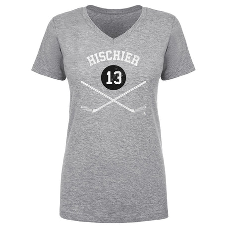 Nico Hischier Women's V-Neck T-Shirt | 500 LEVEL