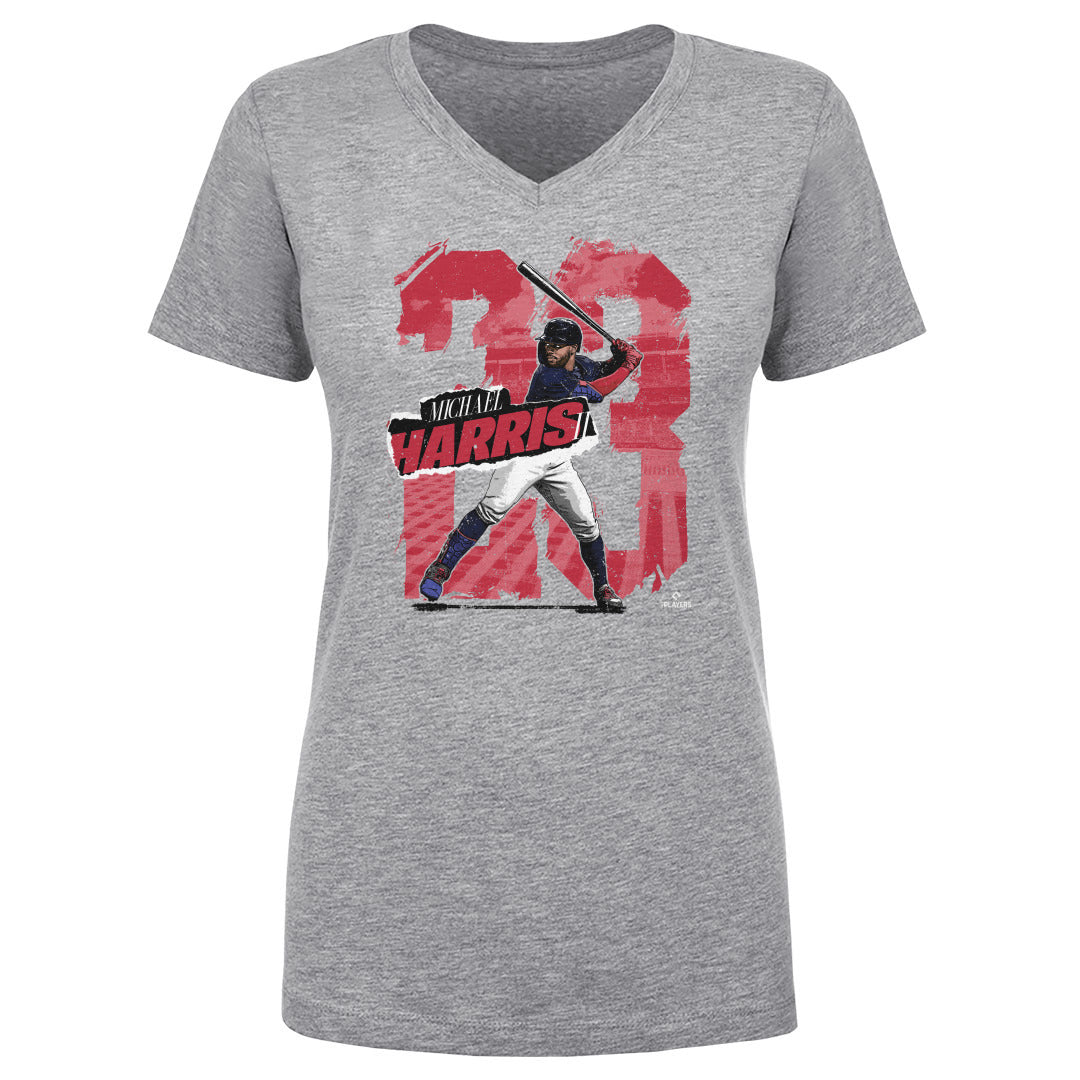 Michael Harris II Women's V-Neck T-Shirt | 500 LEVEL