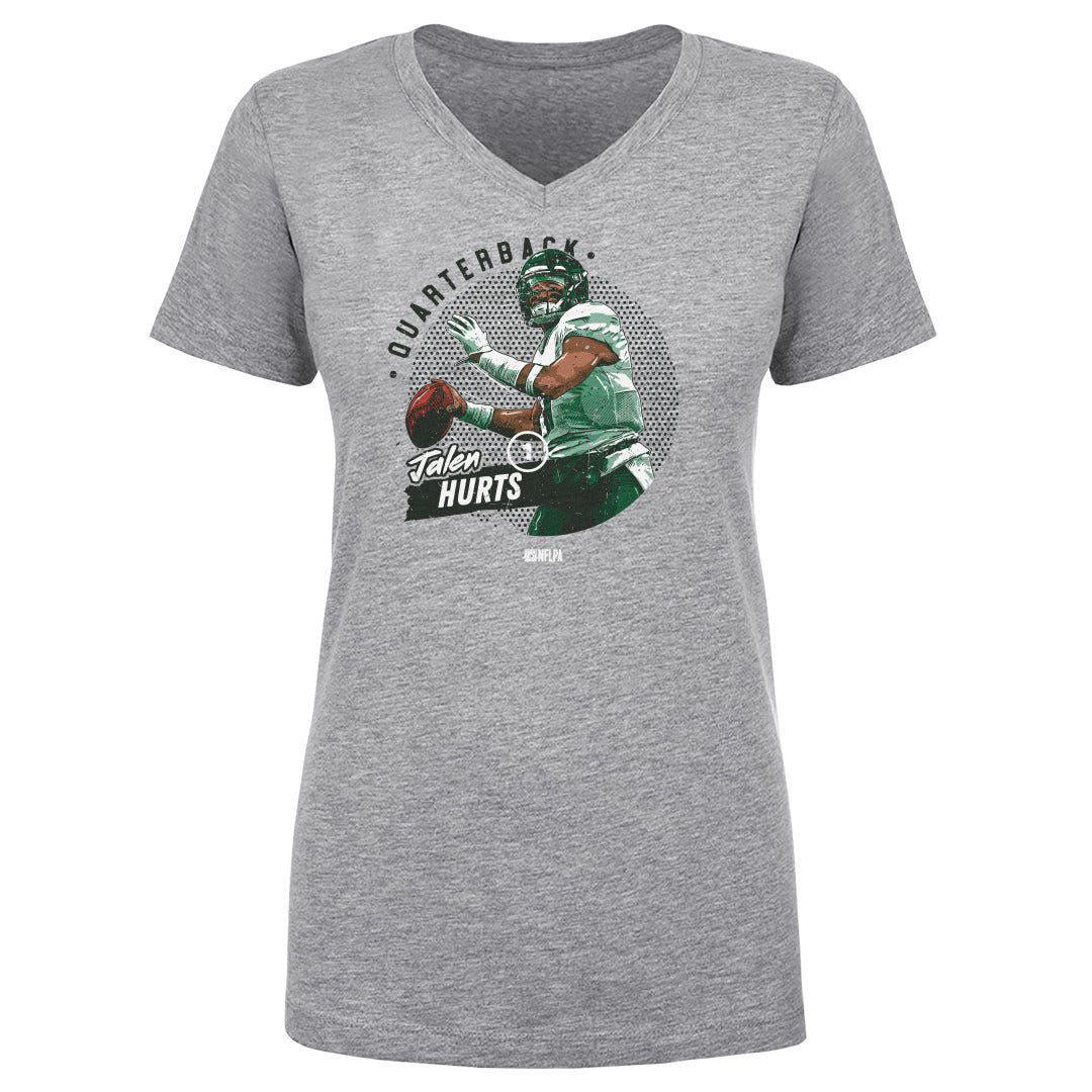 Jalen Hurts Women's V-Neck T-Shirt | 500 LEVEL