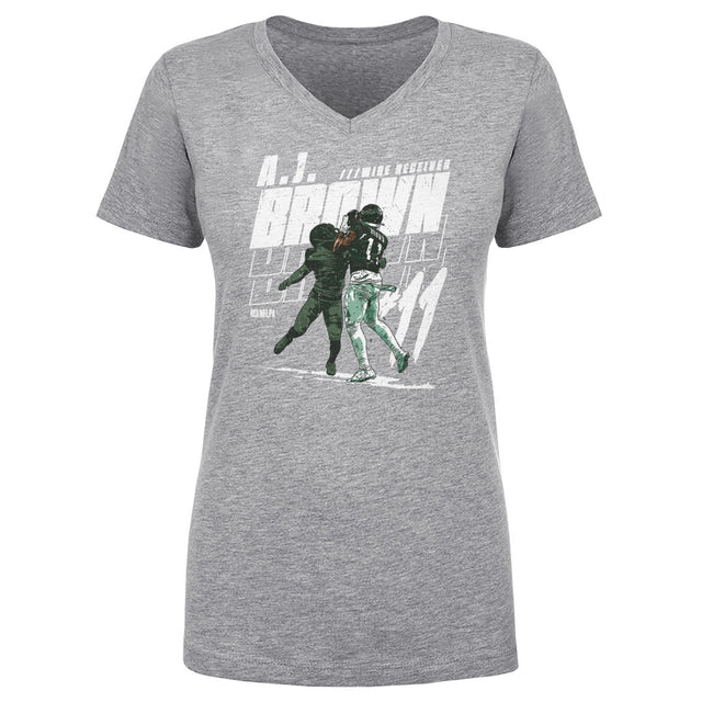 A.J. Brown Women's V-Neck T-Shirt | 500 LEVEL