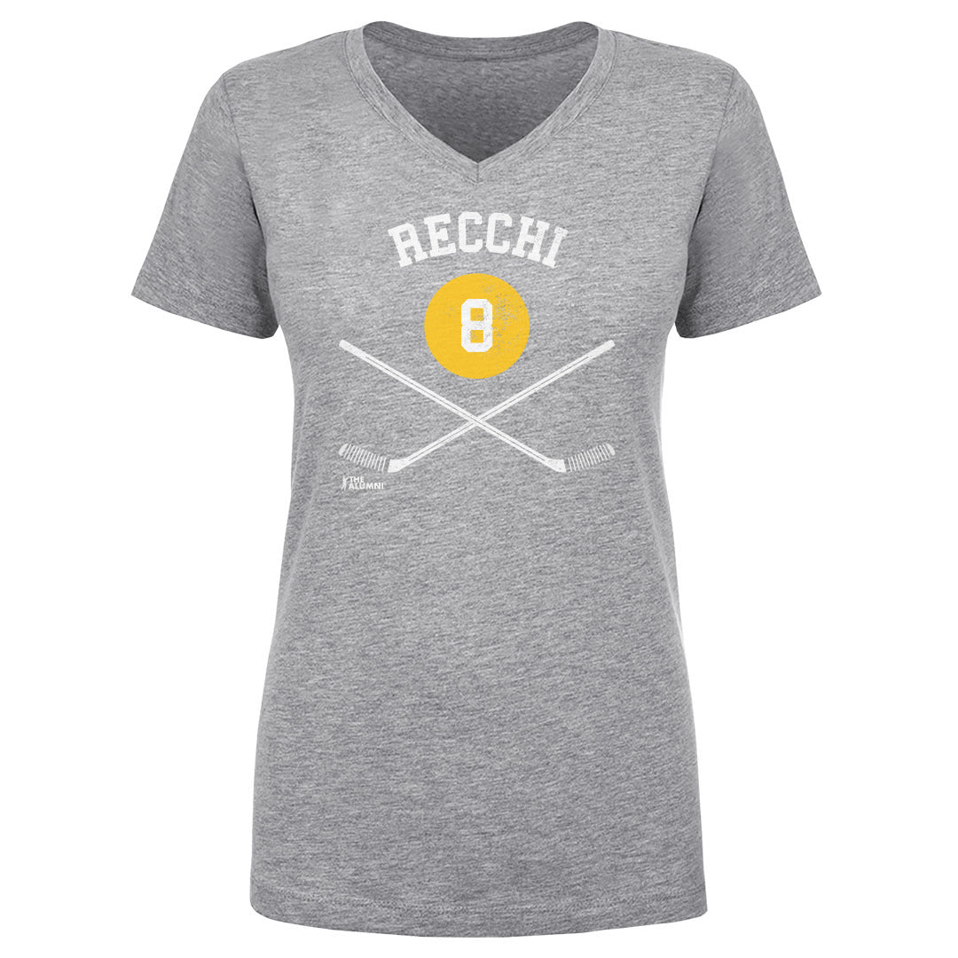 Mark Recchi Women&#39;s V-Neck T-Shirt | 500 LEVEL