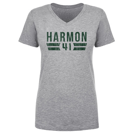Derrick Harmon Women's V-Neck T-Shirt | 500 LEVEL