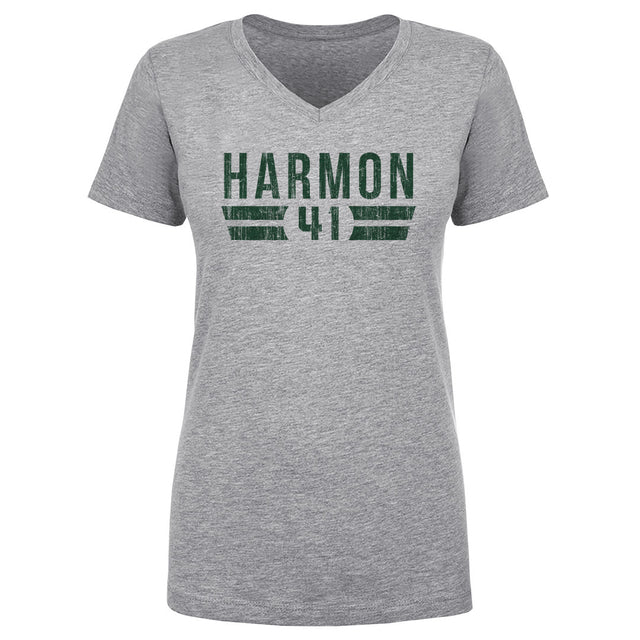 Derrick Harmon Women's V-Neck T-Shirt | 500 LEVEL