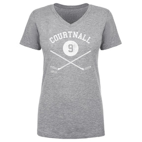 Russ Courtnall Women's V-Neck T-Shirt | 500 LEVEL