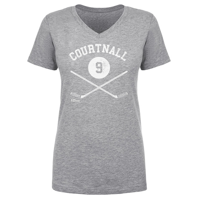 Russ Courtnall Women's V-Neck T-Shirt | 500 LEVEL
