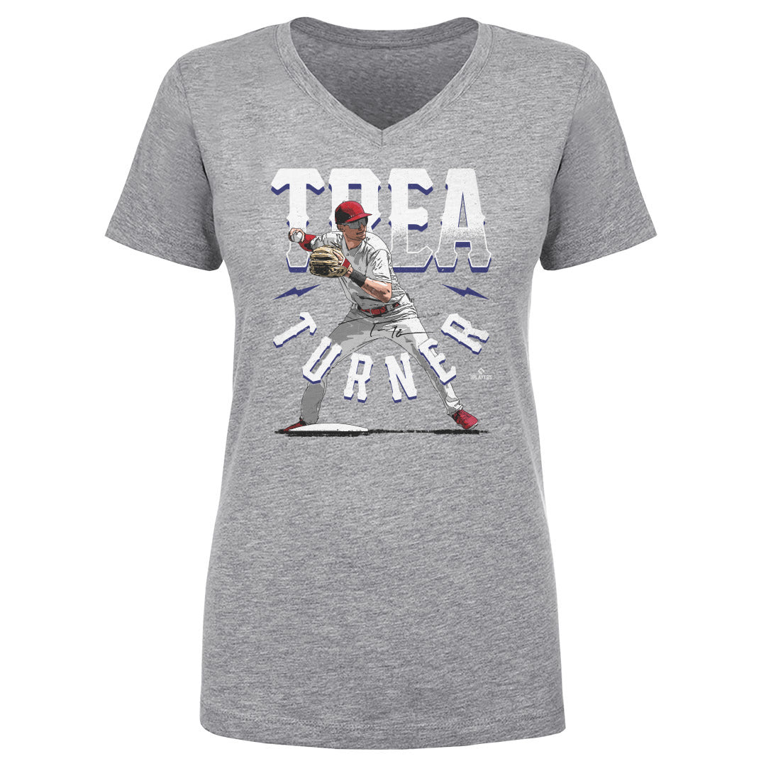 Trea Turner Women's V-Neck T-Shirt | 500 LEVEL