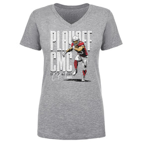 Christian McCaffrey Women's V-Neck T-Shirt | 500 LEVEL