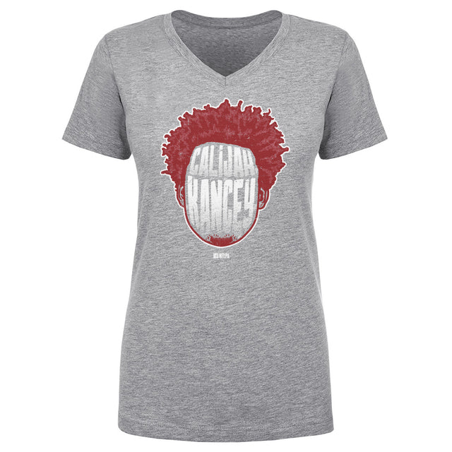 Calijah Kancey Women's V-Neck T-Shirt | 500 LEVEL