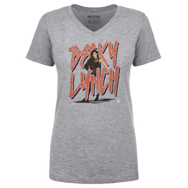 Becky Lynch Women's V-Neck T-Shirt | 500 LEVEL