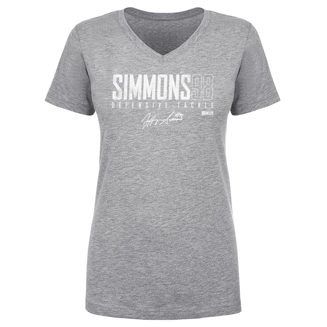 Jeffery Simmons Women's V-Neck T-Shirt | 500 LEVEL