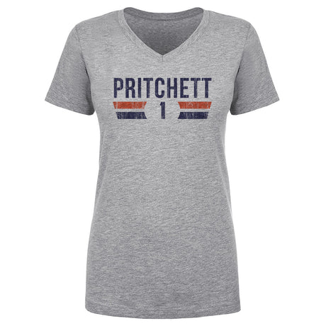 Nehemiah Pritchett Women's V-Neck T-Shirt | 500 LEVEL