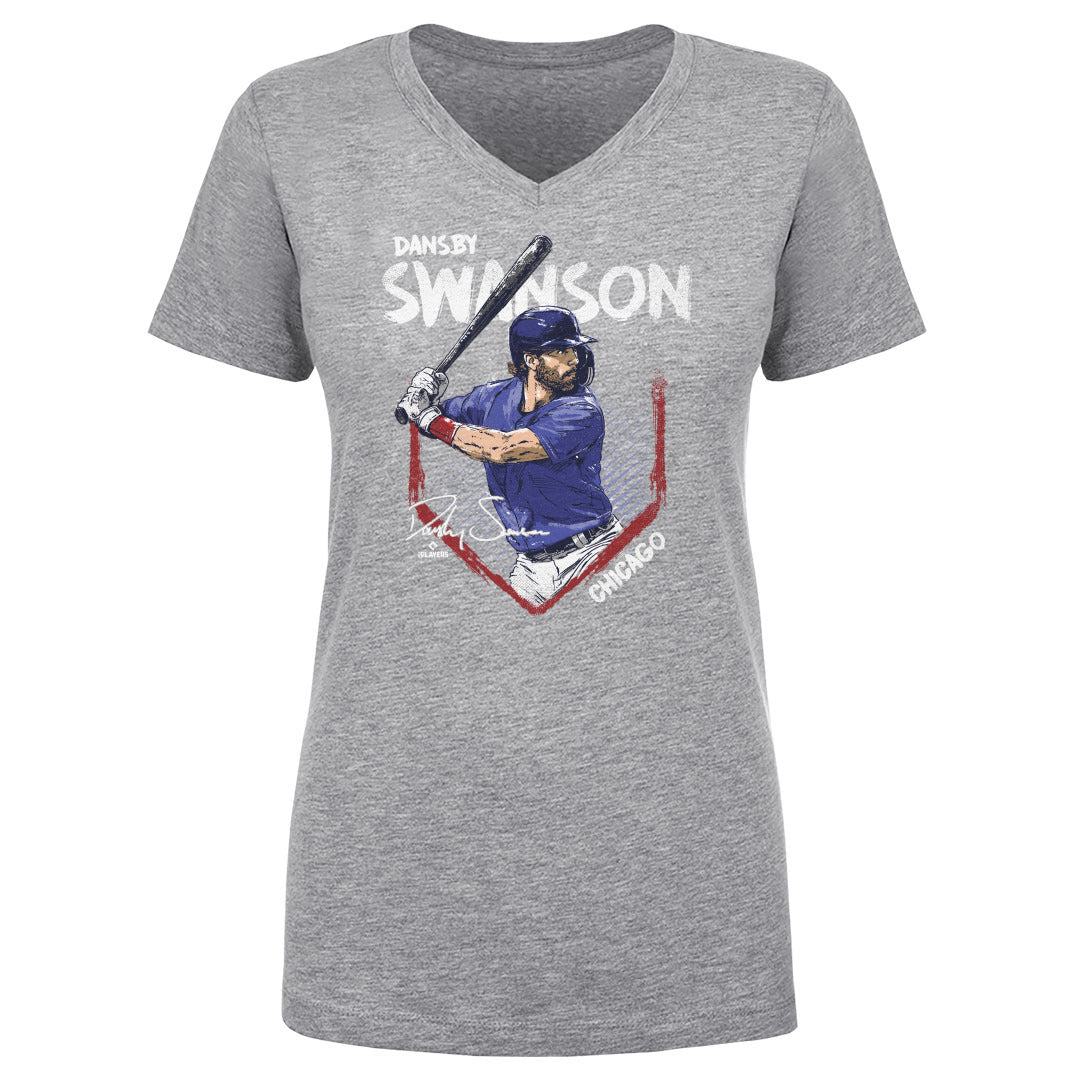 Dansby Swanson Women's V-Neck T-Shirt | 500 LEVEL