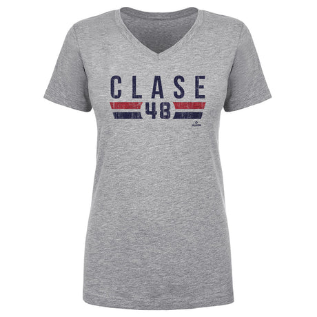 Emmanuel Clase Women's V-Neck T-Shirt | 500 LEVEL