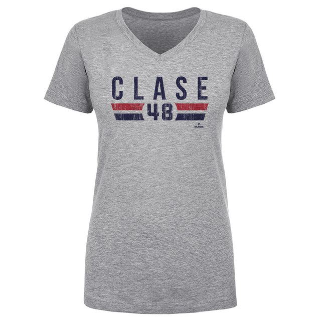 Emmanuel Clase Women's V-Neck T-Shirt | 500 LEVEL