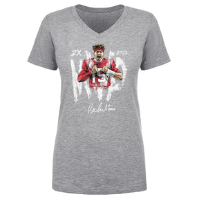 Patrick Mahomes Women's V-Neck T-Shirt | 500 LEVEL