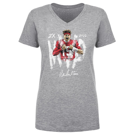 Patrick Mahomes Women's V-Neck T-Shirt | 500 LEVEL