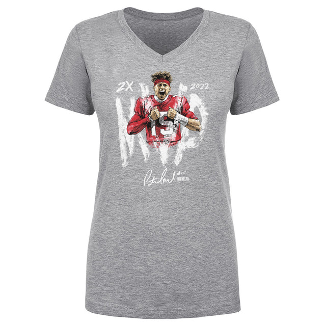 Patrick Mahomes Women's V-Neck T-Shirt | 500 LEVEL