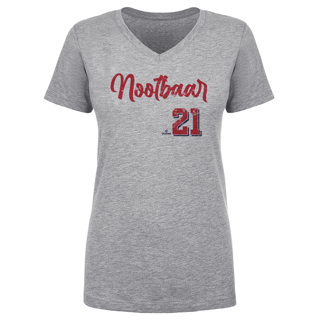 Lars Nootbaar Women's V-Neck T-Shirt | 500 LEVEL