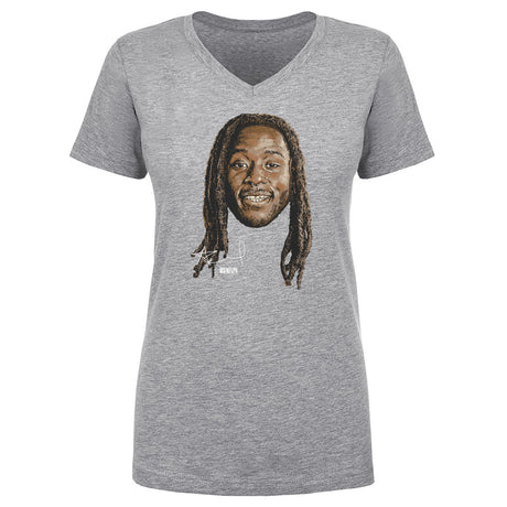 Alvin Kamara Women's V-Neck T-Shirt | 500 LEVEL