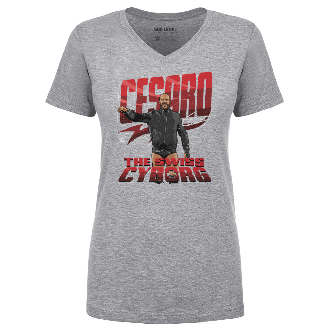 Cesaro Women&#39;s V-Neck T-Shirt | 500 LEVEL