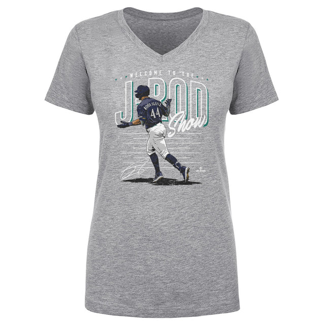 Julio Rodriguez Women's V-Neck T-Shirt | 500 LEVEL