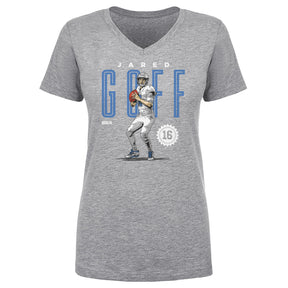 Jared Goff Women's V-Neck T-Shirt | 500 LEVEL