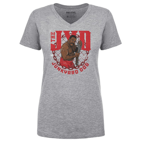Junkyard Dog Women's V-Neck T-Shirt | 500 LEVEL