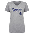 George Springer Women's V-Neck T-Shirt | 500 LEVEL
