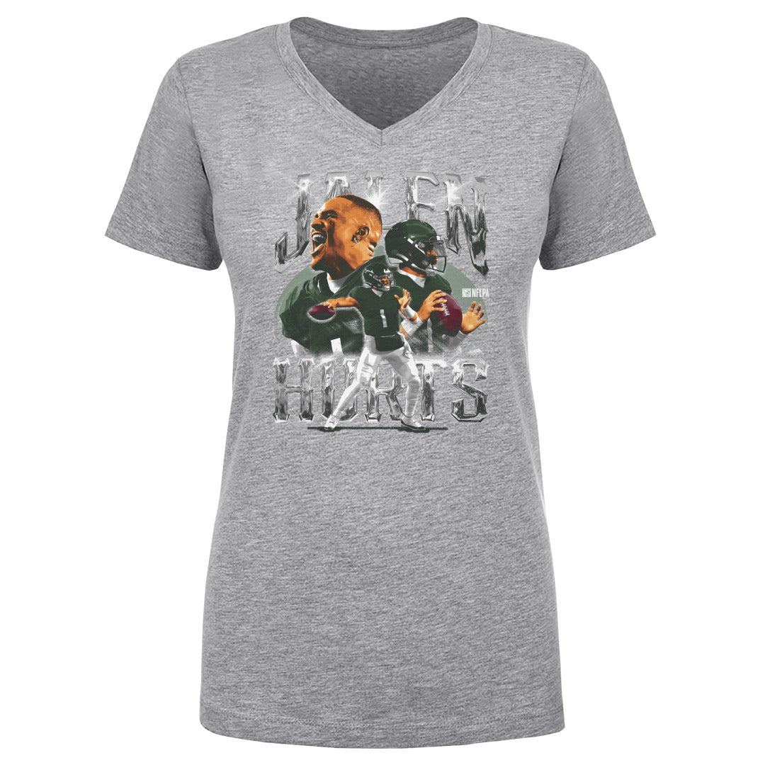 Jalen Hurts Women's V-Neck T-Shirt | 500 LEVEL