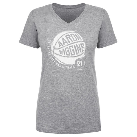 Aaron Wiggins Women's V-Neck T-Shirt | 500 LEVEL