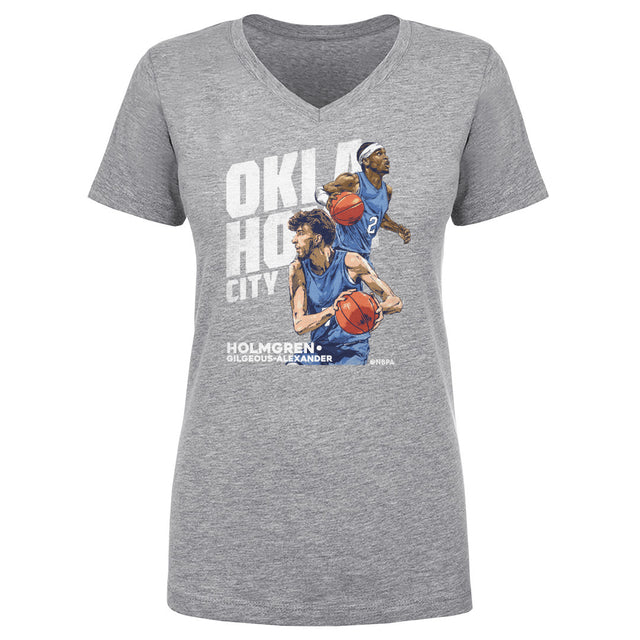 Chet Holmgren Women's V-Neck T-Shirt | 500 LEVEL