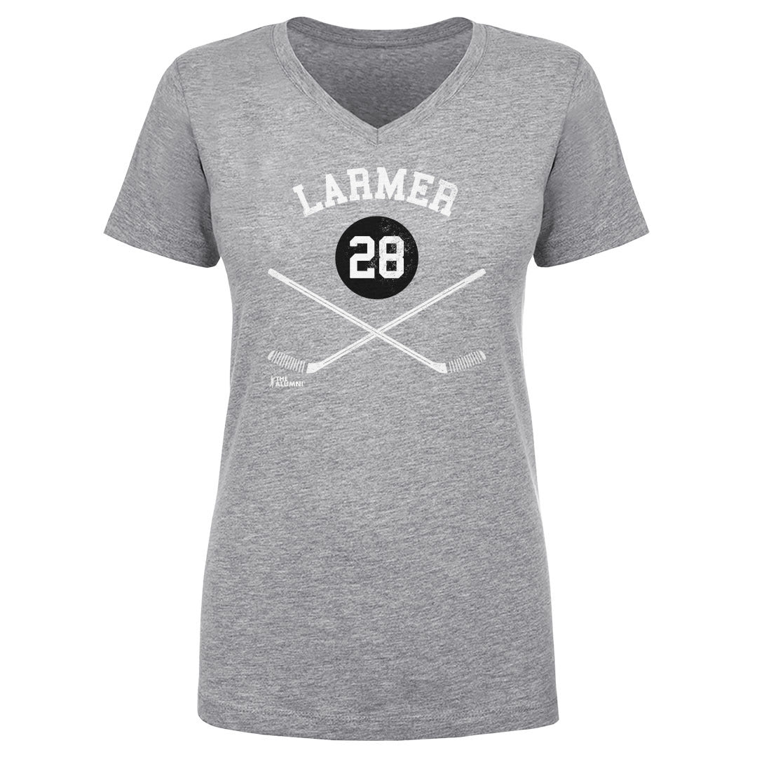 Steve Larmer Women's V-Neck T-Shirt | 500 LEVEL