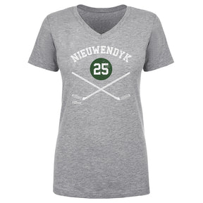 Joe Nieuwendyk Women's V-Neck T-Shirt | 500 LEVEL