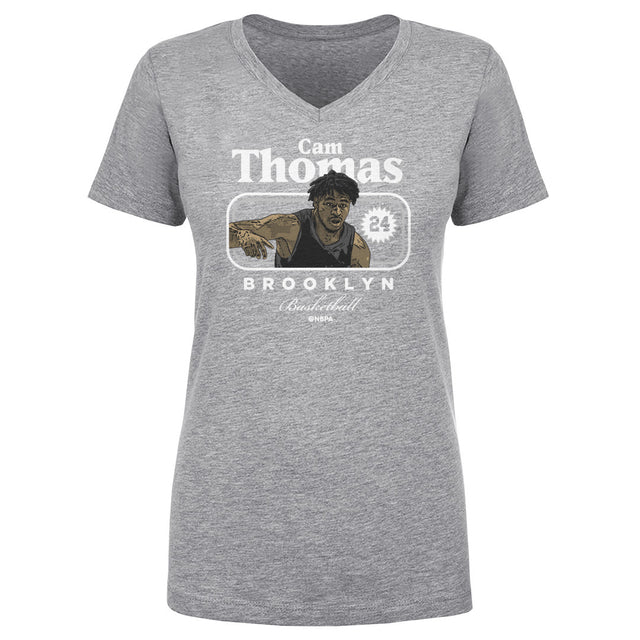 Cam Thomas Women's V-Neck T-Shirt | 500 LEVEL