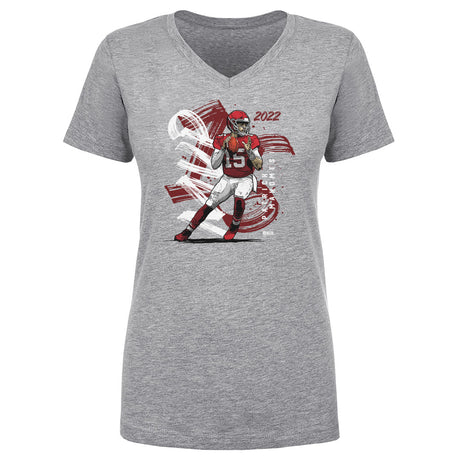 Patrick Mahomes Women's V-Neck T-Shirt | 500 LEVEL