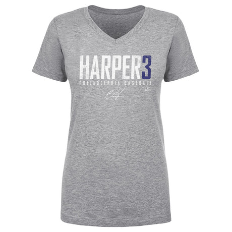 Bryce Harper Women's V-Neck T-Shirt | 500 LEVEL
