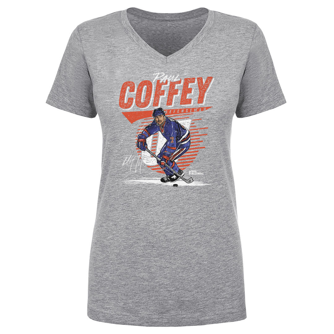 Paul Coffey Women's V-Neck T-Shirt | 500 LEVEL