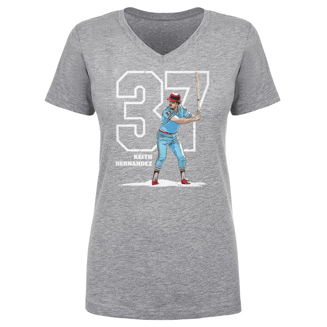 Keith Hernandez Women's V-Neck T-Shirt | 500 LEVEL
