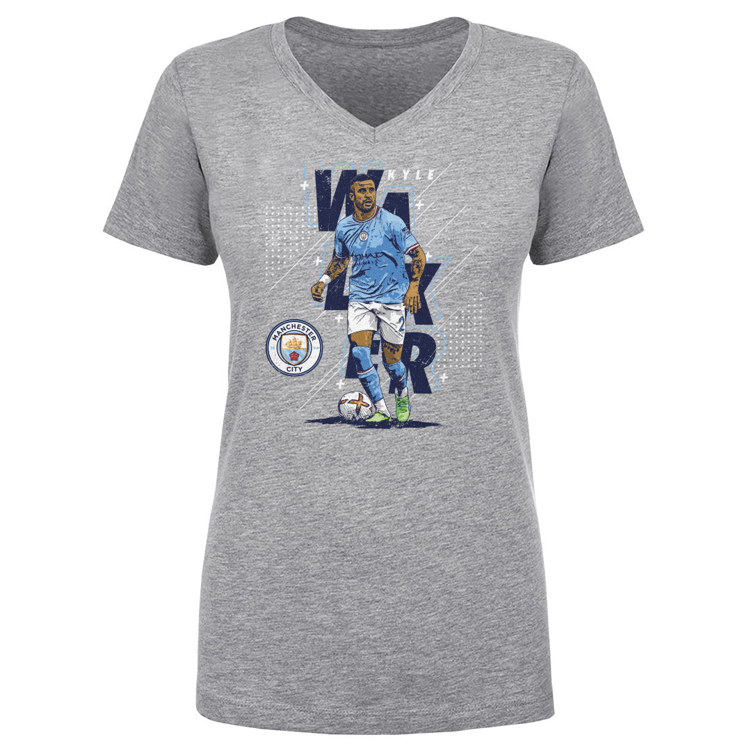 Kyle Walker Women's V-Neck T-Shirt | 500 LEVEL