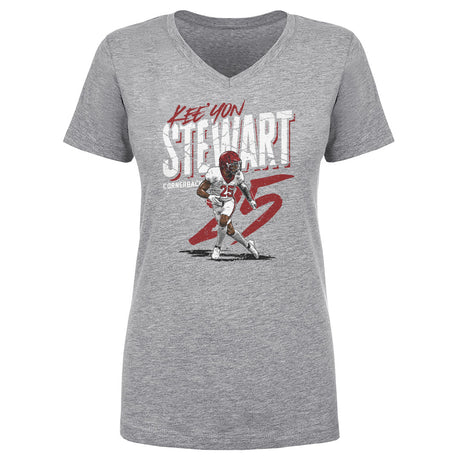 Kee'yon Stewart Women's V-Neck T-Shirt | 500 LEVEL