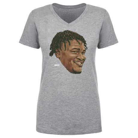 Jalen Carter Women's V-Neck T-Shirt | 500 LEVEL