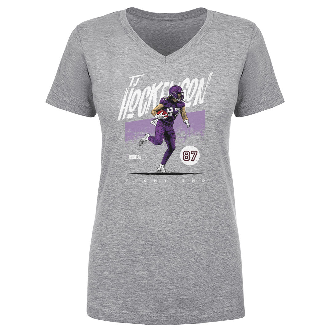 T.J. Hockenson Women's V-Neck T-Shirt | 500 LEVEL