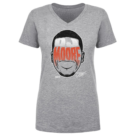 D.J. Moore Women's V-Neck T-Shirt | 500 LEVEL