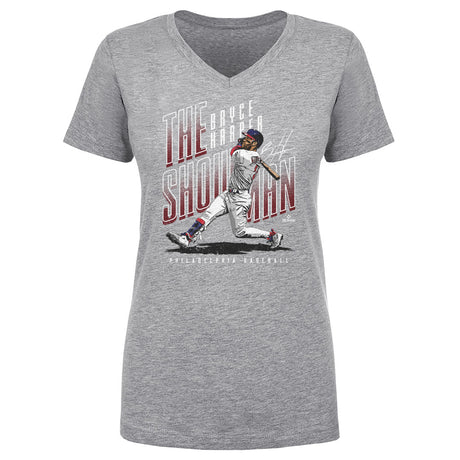 Bryce Harper Women's V-Neck T-Shirt | 500 LEVEL