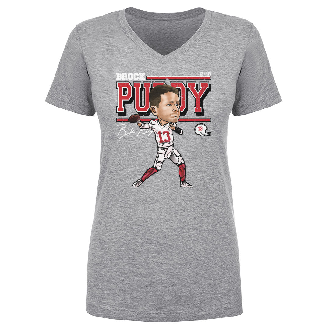 Brock Purdy Women's V-Neck T-Shirt | 500 LEVEL