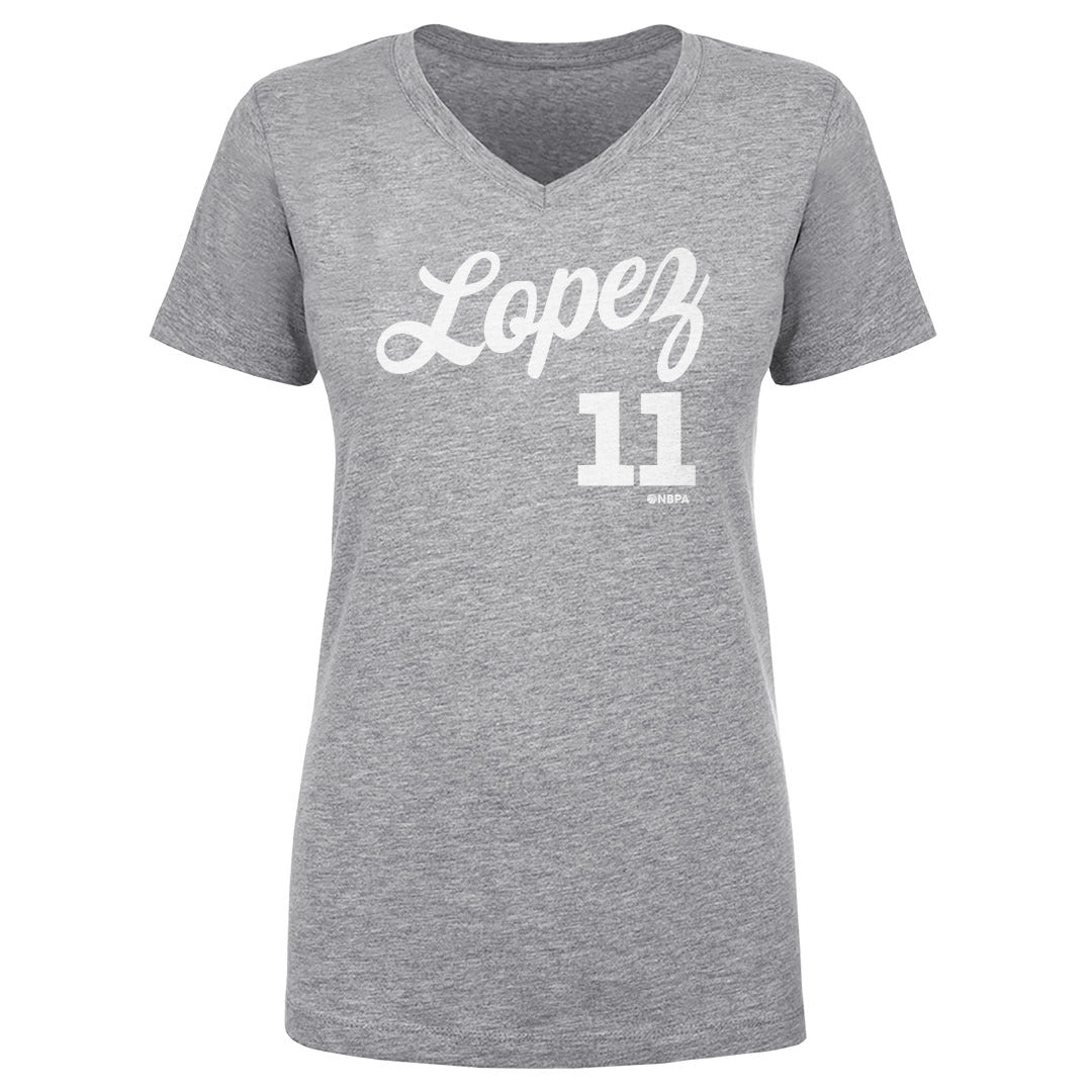 Brook Lopez Women&#39;s V-Neck T-Shirt | 500 LEVEL