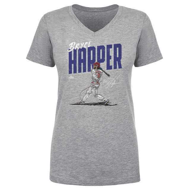 Bryce Harper Women's V-Neck T-Shirt | 500 LEVEL